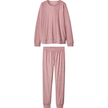 esmara® Dámske pyžamo z velúru Nicki bledoružová