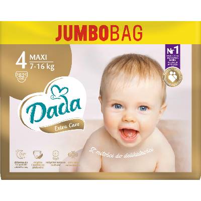 DADA EXTRA Care JUMBO BAG VEL.4 - 82 KS (7-18 KG) (MAXI)