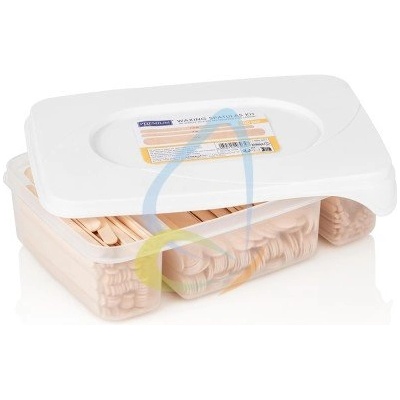 Xanitalia Комплект дървени шпатули за епилация, 3 размера