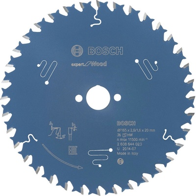 Bosch Pílový kotúč Expert for Wood 165 x 20 x 2,6 mm, 36 1ks 2608644023