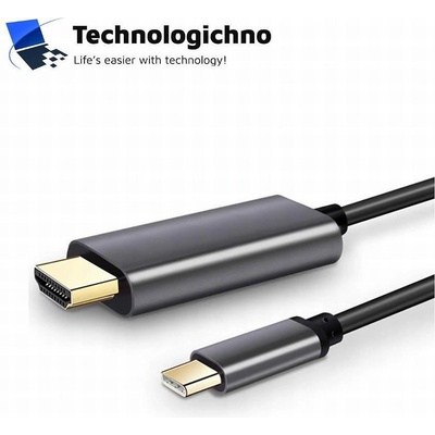 Кабел Type-C - HDMI 4K 60Hz 1.8m Black (3800165071603)