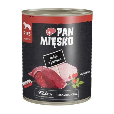 Pan Mięsko s morčacím a jelením mäsom 800 g
