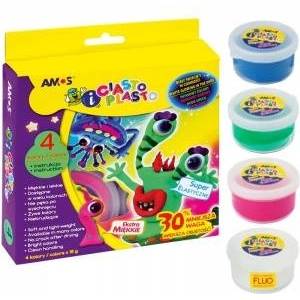 Famosa Amos Ciakoplasto 4 colors Fluo