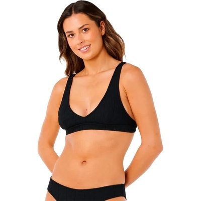 Rip Curl Vibe Surf Multi Fit V Neck bikini top - Black (Black)