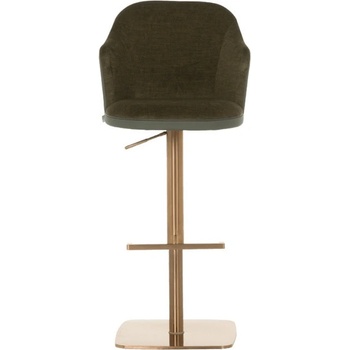 Carmen Бар стол Carmen BANKET, до 120кг, дамаска/еко кожа, стоманена база, коригиране на височината, газов амортисьор, въртене на 360°, розов (bt-3521510)