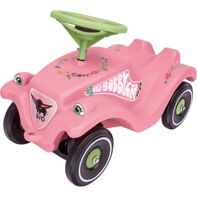 Big Auto BOBBY CAR CLASSIC růžové s květinkami