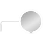 blomus Огледало за грим MODO LED, стенен монтаж, 5-кратно увеличение, бяло, Blomus (BM66353)