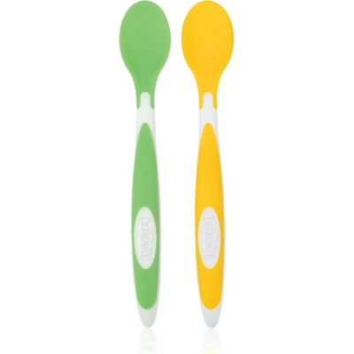 Dr. Brown's Designed to Nourish Soft-Tip Spoons lžička pro děti 4 m+ 2 ks