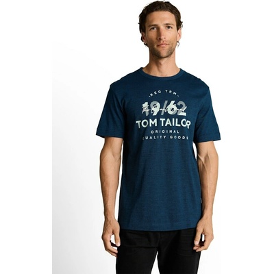 Tom Tailor pánské triko 1050602 40036 Modrá
