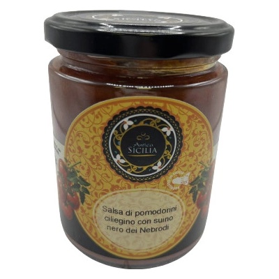 Antica Sicilia Rajčatová omáčka s masem černých prasat Nebrodi 280 g