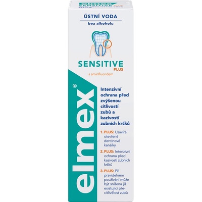 Elmex Úsní voda Sensitive Plus pro citlivé zuby 400 ml