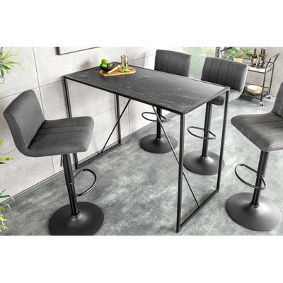 Bighome Slim Line 120 cm černý mramorový vzhled – Zboží Mobilmania