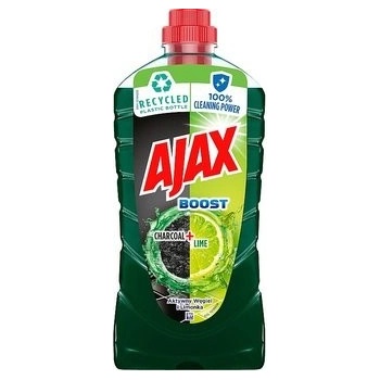 Ajax Boost Charcoal + Lime čistiaci prostriedok na podlahy 1 l