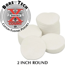 BoreTech Bavlněné kulaté vytěráky X-Count .308-.338 250ks