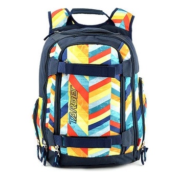 Target Sportovní batoh tmavě s barevnými proužky modrá