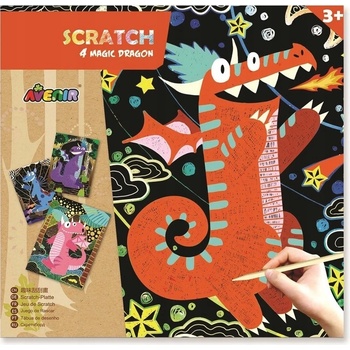 Škrabací obrázky Draci Avenir