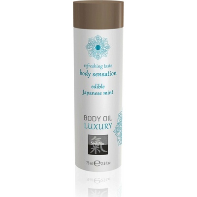HOT Shiatsu Luxury Edible Body Oil Mint 75 ml