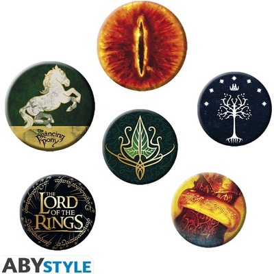LORD OF THE RINGS - Badge Pack - Symbols, ABYACC456