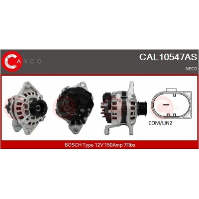 ALTERNATOR 12V 150A CAL10547AS