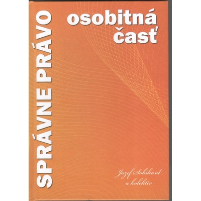 Správne právo - osobitná časť