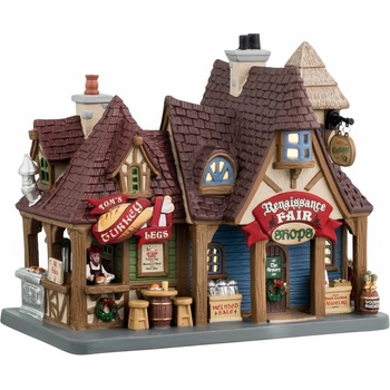 Svietiaci domček Lemax 45260 Renesančné jarmočné obchody