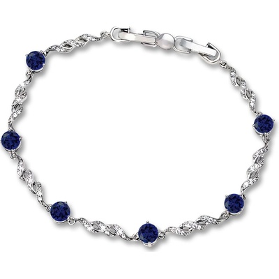 Elanis Jewel Dámský náramek Danielle Royal Blue se zirkony EJ00487