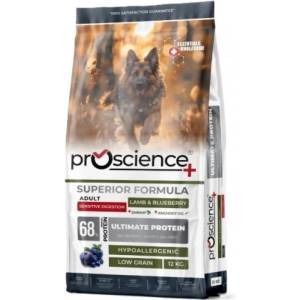 Proscience ProScience Dog Adult - Lamb Blueberry - храна за пораснали кучета от всички породи с агнешко и боровинки - 12 кг, Турция
