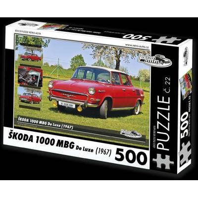Retro-Auta Škoda 1000 MBG De Luxe 1967 500 dílků