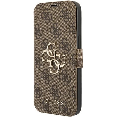 GUESS Калъф Guess GUBKP13L4GMGBR, за iPhone 13 Pro / 13 6.1", кафяв (GUE001576-0)