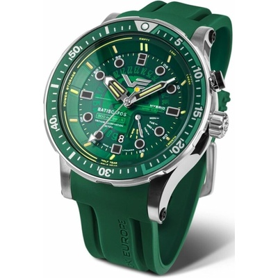 Vostok Europe PX84/511A770 - Zelený silikonový řemínek