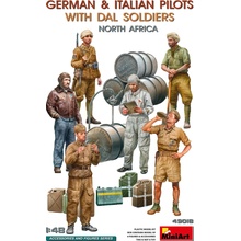 MiniArt German & Italian Pilots With Dal Soldiers North Africa 1:48