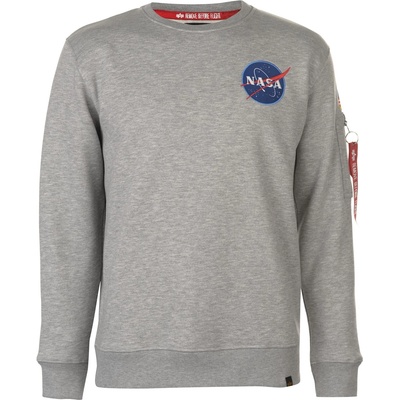 Alpha Industries Блуза Alpha Industries Space Shuttle Sweater - Grey Heather