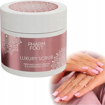 Pharm Foot Parfémovaný hydratační a rozjasňující peeling LUXURY SCRUB 200 g