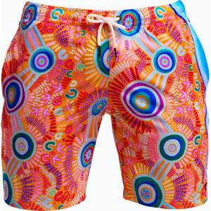 Funky Trunks Мъжки бански шорти Funky Trunks Long Johnny Short kulin colour