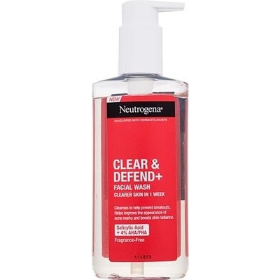 Neutrogena Clear & Defend+ čistící gel proti pupínkům 200 ml
