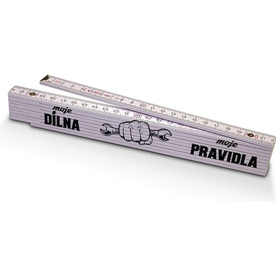 METR skládací Moje DÍLNA moje PRAVIDLA dárek pro chlapa, tátu, dědu