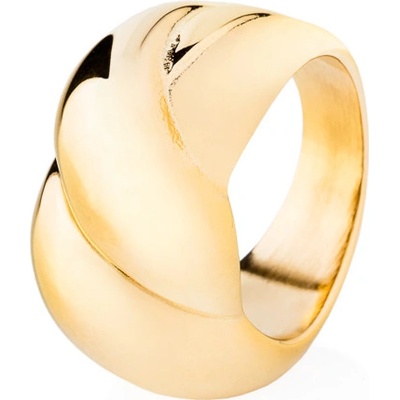 Franco Bene Zatočený prsten pozlacený 2211