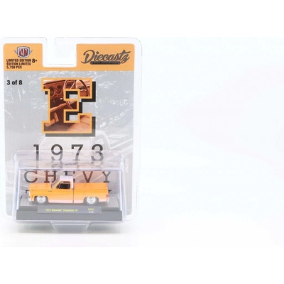 M2 Machines Chevrolet Cheyenne 10 Pick Up oranžová 1:64