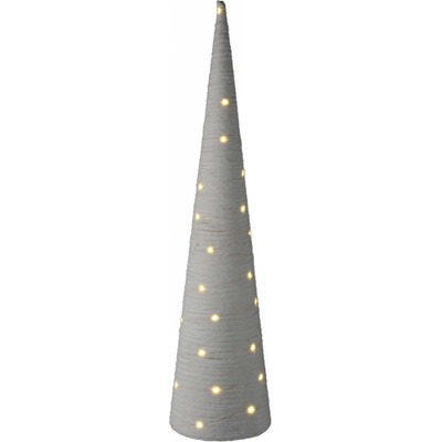 Home Styling Collection Stromek kužel z materiálu s LED 80 cm