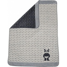 DF Detská bavlnená deka PANDA do postieľky