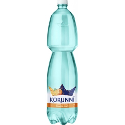 Korunní pomeranč jemně perlivá voda 6 x 1,5 l