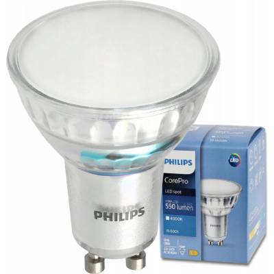 Philips LED žiarovka Corepro GU10 4,9 W 550 Lm neutrálna biela Premium
