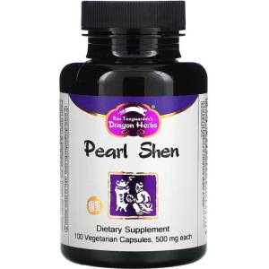 Dragon Herbs За памет и концентрация - Тонизираща формула Pearl Shen, 100 капсули (001078 (107) DH)
