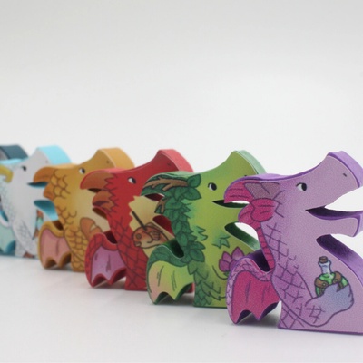 Meeple Stickers samolepky pro draci v práci