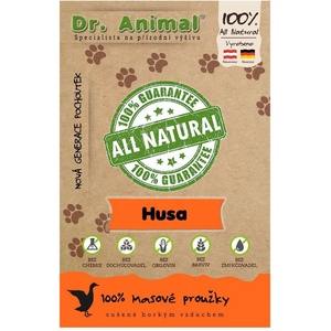 Dr. Animal 100 % гъши месни ленти 80 г