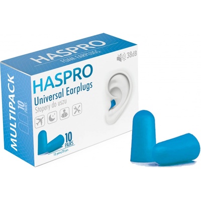 Haspro Multi špunty do uší modré 10 párů