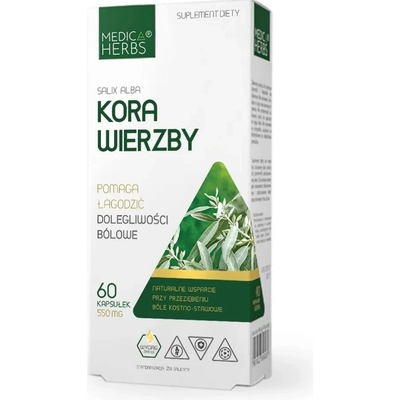Medica bylinky vŕbová kôra 60 kapsúl