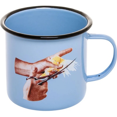 Seletti Чаша TOILETPAPER BIRD 10 см, синя, емайл, Seletti (SLT16860)