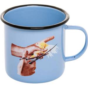 Seletti Чаша TOILETPAPER BIRD 10 см, синя, емайл, Seletti (SLT16860)