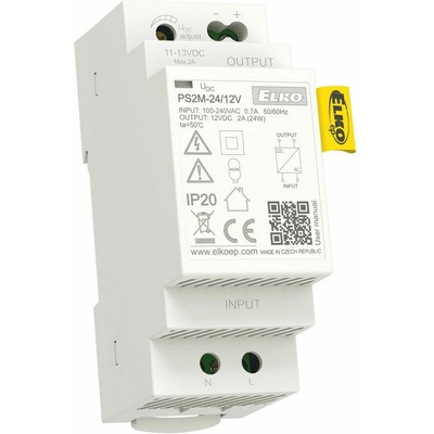 Spínaný stabilizovaný napájecí zdroj PS2M-24/12V ELKO EP 8595188180498